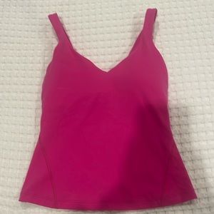 Sonic Pink Lululemon Aline Tank. Size 2